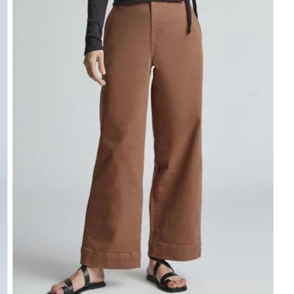 Everlane Utility Wide Leg Pant - size 00  (brown/tan)